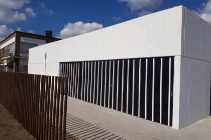 Bigger view of Dubbele schuifpoort - Aluminium